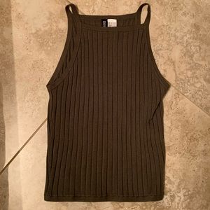 Dark Moss Halter Top
